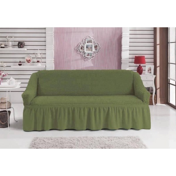 

Чехол на диван с юбкой Home Collection Evibu Турция 500580 Green