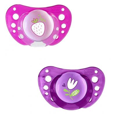 

Пустышка Chicco Physio Air силиконовая 16 мес+ 2шт розовая (75034.11.00.00)