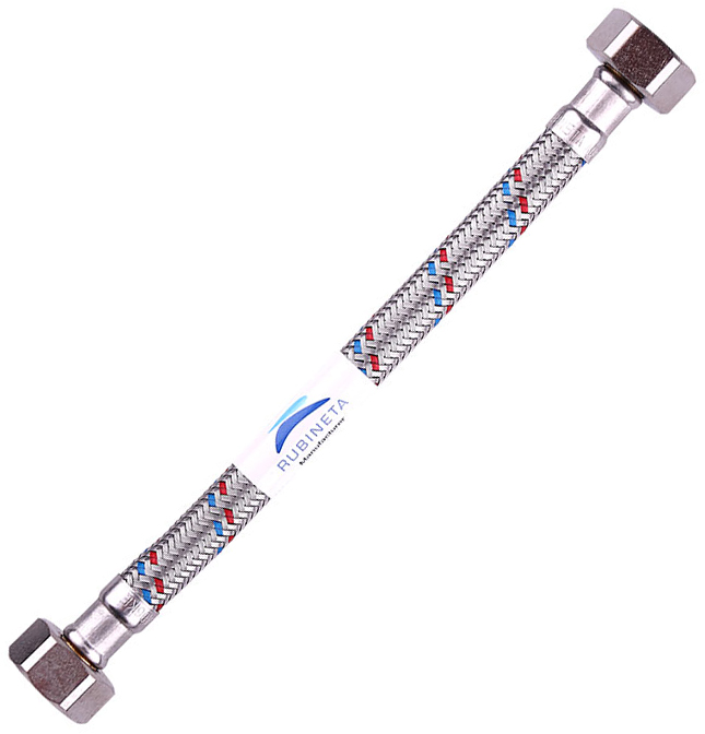 

Шланг водопроводный RUBINETA 1/2"x1/2" 200 см В-В гибкий 610200