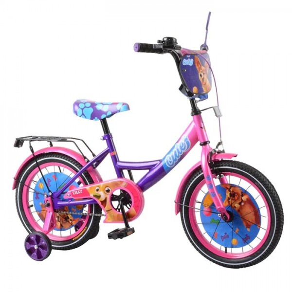 

Велосипед TILLY Cute 16" T-216217/1 Pink/Purple (F00203122)