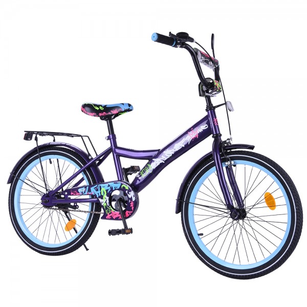 

Велосипед Tilly EXPLORER 20" T-220115 Black/Blue (F00203117)