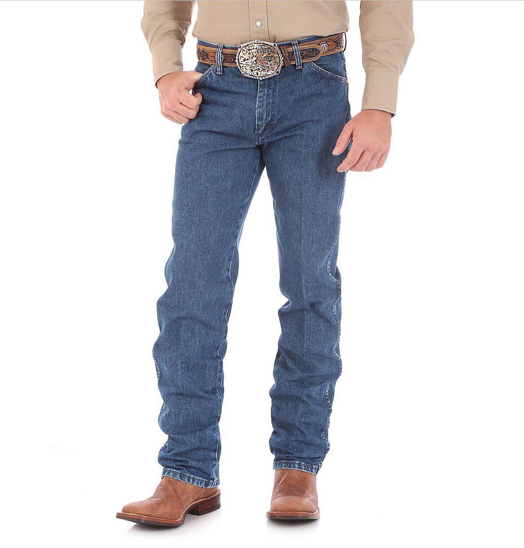 

Джинсы мужские Wrangler 13MWZ Cowboy Cut Original Fit Stonewashed W30 L34 Темно-Синий