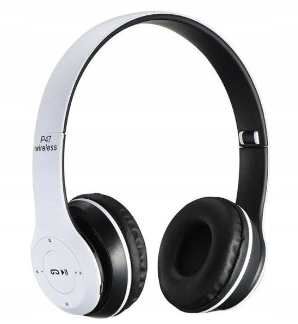 

Беспроводные Bluetooth стерео наушники HBQ MEGA BASS P47 с MP3 Белые (47 White)