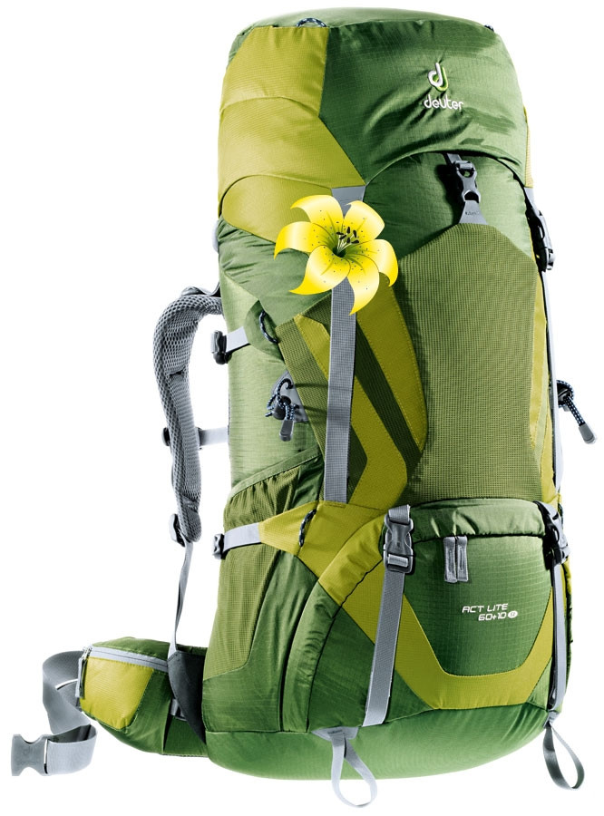 

Рюкзак туристический Deuter Aircontact 50+10 SL pine-moss (3320216 2250)