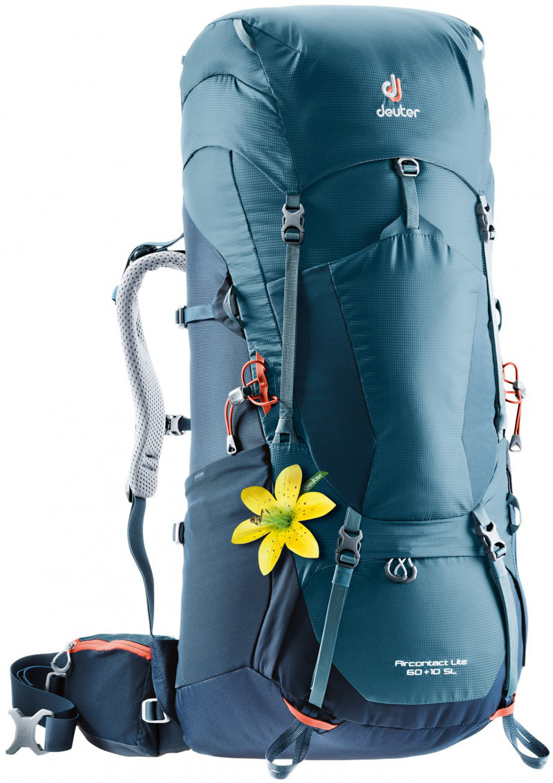 

Рюкзак туристический Deuter Aircontact Lite 60+10 SL arctic-navy (4340218 3329)