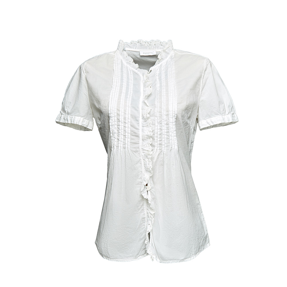 

Блуза женская с коротким рукавом Zanetti Moda AC1855 A10358-T001 белая  XL, Блуза женская с коротким рукавом Zanetti Moda AC1855 A10358-T001 белая 48 XL