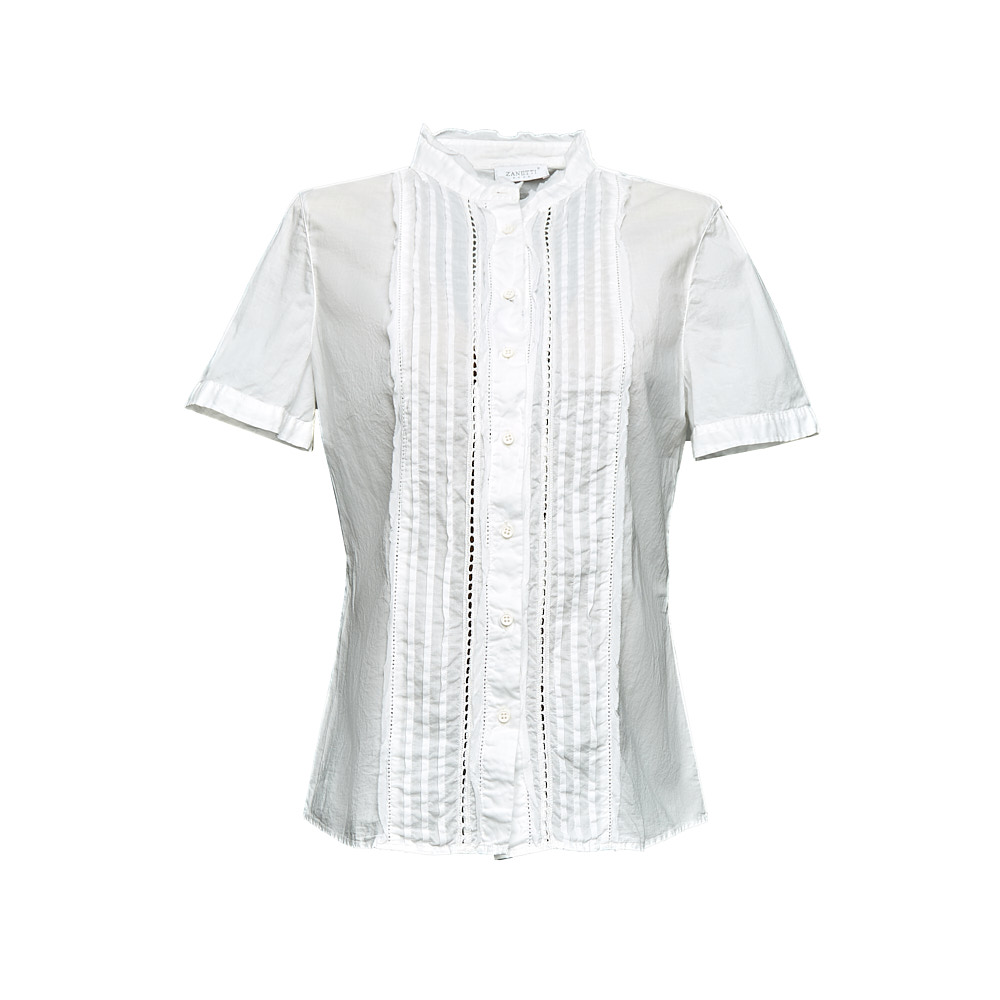 

Блуза женская с коротким рукавом Zanetti Moda AС8423 А1 0358-001 белая  L, Блуза женская с коротким рукавом Zanetti Moda AС8423 А1 0358-001 белая 46 L