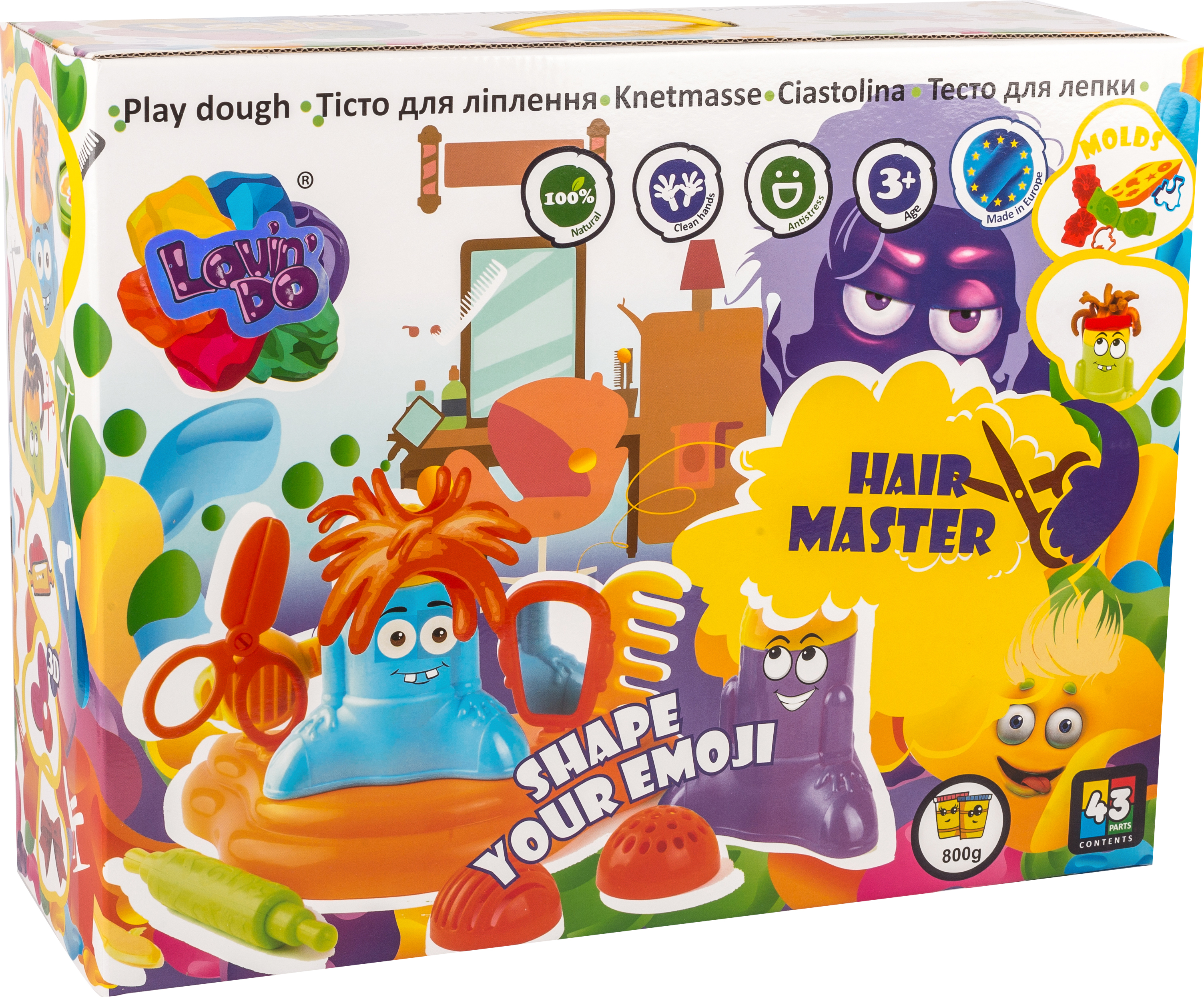 

Набор теста для лепки Lovin'Do Hair Master (4820199471346) (11028)