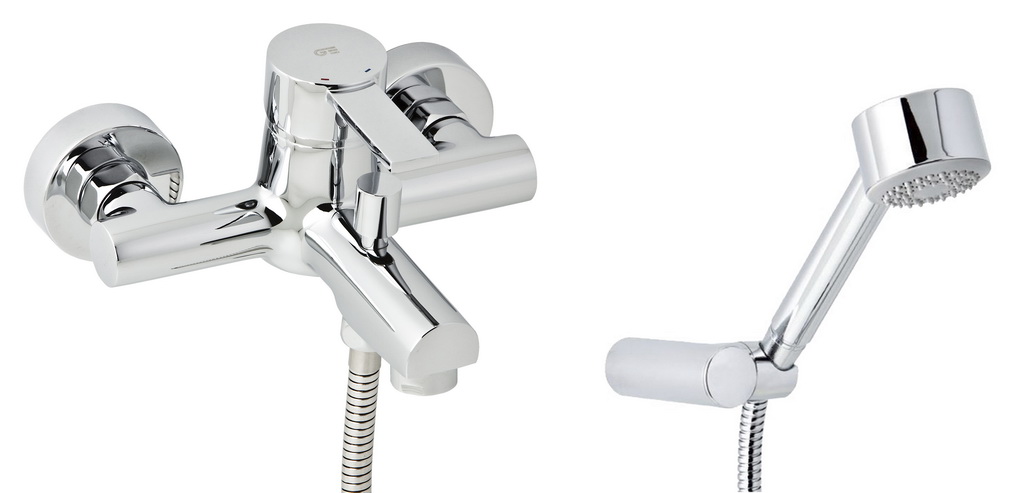 

Смеситель для душа GENEBRE Tau2 с душевым гарнитуром 65110 29 45 66 (19777)