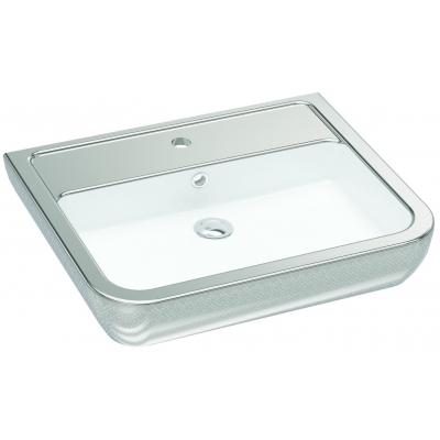 

Керамическая раковина Idevit Halley 60 см 3201-0455-1201 серебряная (26861)