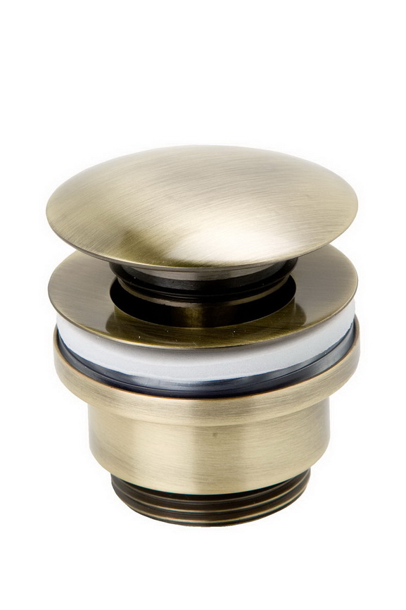 

Сливной гарнитур для раковины GENEBRE Luxe bronze, click pop-up, 1 1/4" 100211 43 (19863)