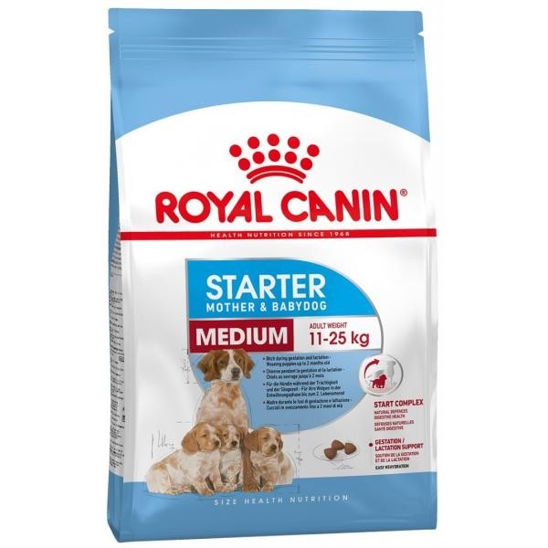 

Сухой корм Royal Canin Medium Starter для собак в период беременности и щенков средних пород до 2 месяцев 12 кг