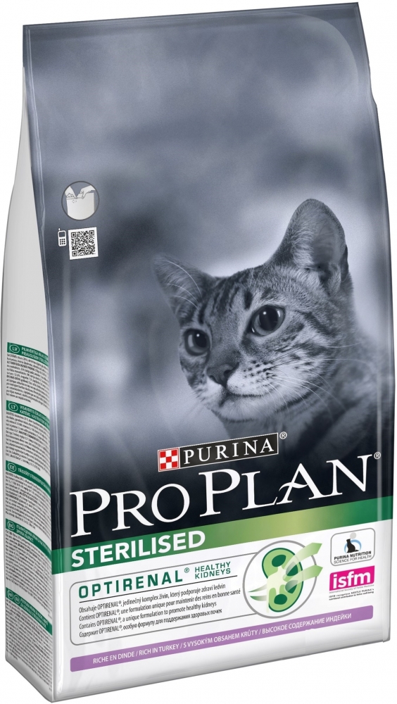 

Сухой корм для стерилизованных кошек и котов Purina Pro Plan Sterilised Cat Turkey со вкусом индейки 10 кг