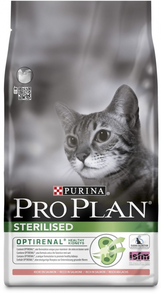 

Сухой корм для стерилизованных котов Purina Pro Plan Sterilised Cat Salmon со вкусом лосося 10 кг