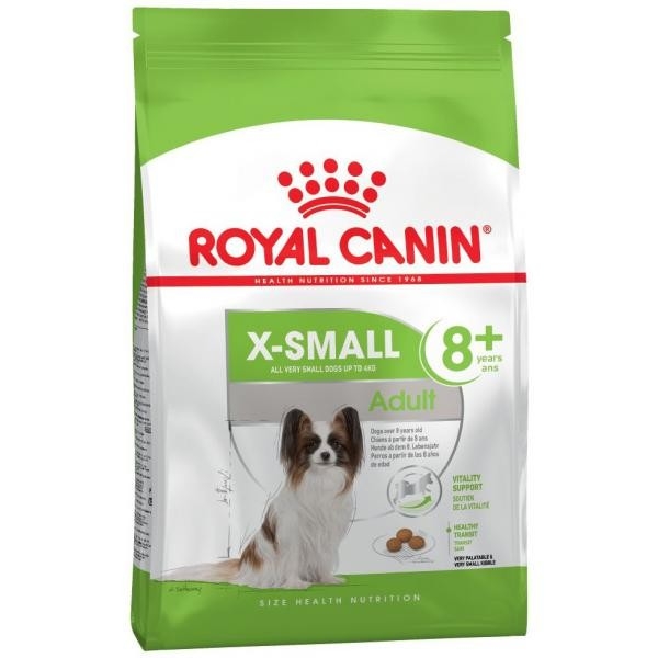 

Сухой корм Royal Canin X-Small Adult 8+ для собак мелких пород весом до 4 кг старше 8 лет 1,5 кг