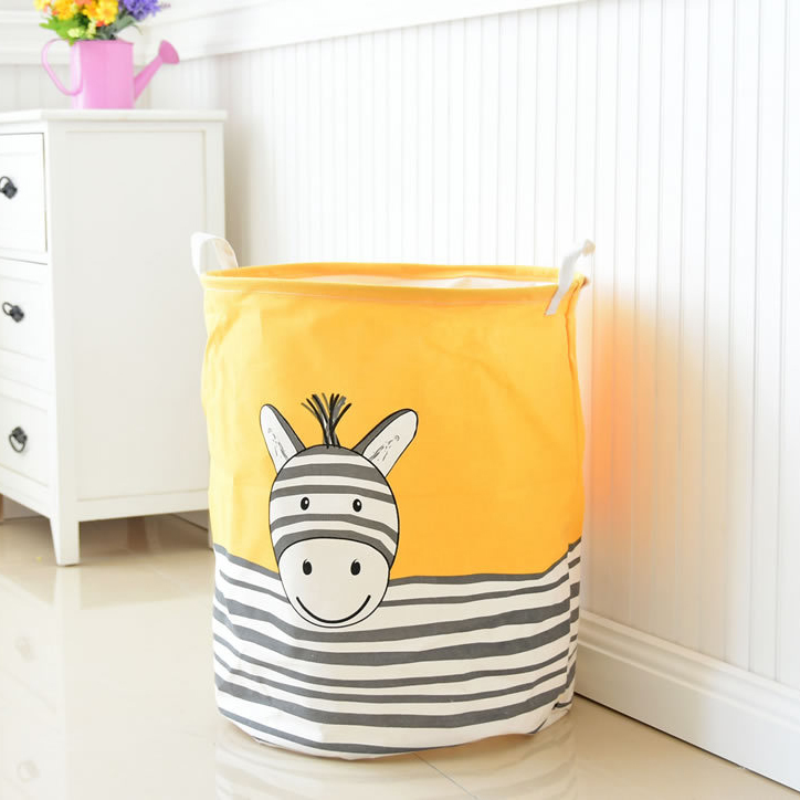 

Корзина для игрушек, белья, хранения Ослик Berni Home Желтый (46601)