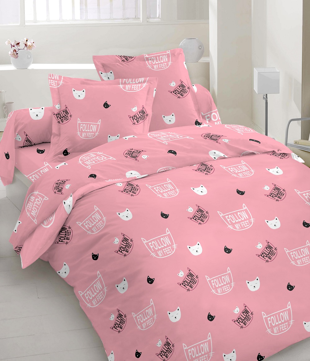 

Комплект постельного белья Time Textile 150х220 см (2шт) Розовый 000091612