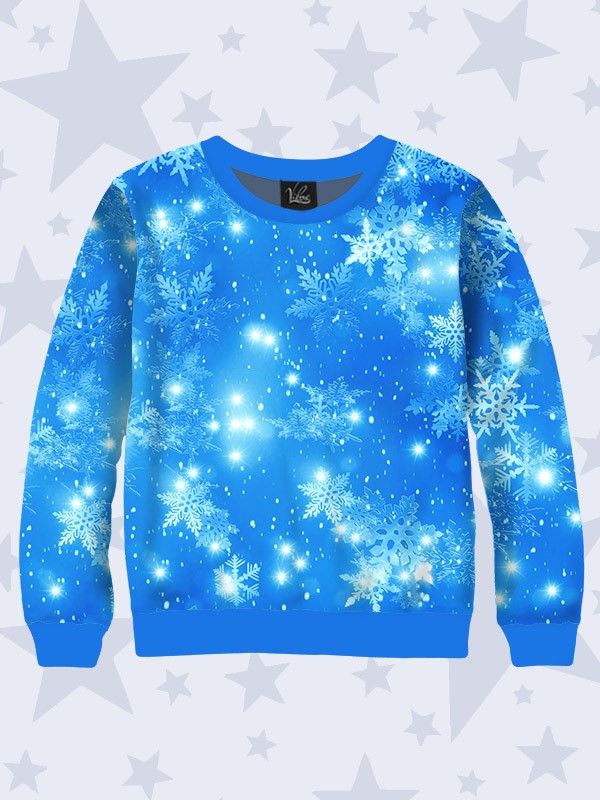 

Детский свитшот Blue snowflakes (7758) Vilno 98-104 см 000032721