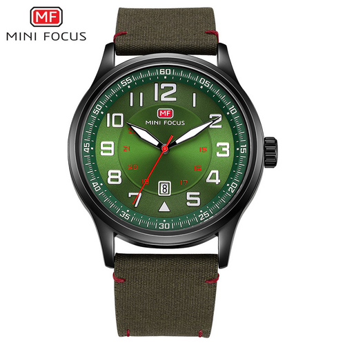 

Мужские наручные часы (MF0166G.04 Green-Black) Mini Focus 45 мм Зеленый 000075414