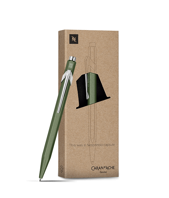 

Ручка Caran d'Ache 849 Nespresso Тёмно-Зелёная + box (849.248) (7630002339858)