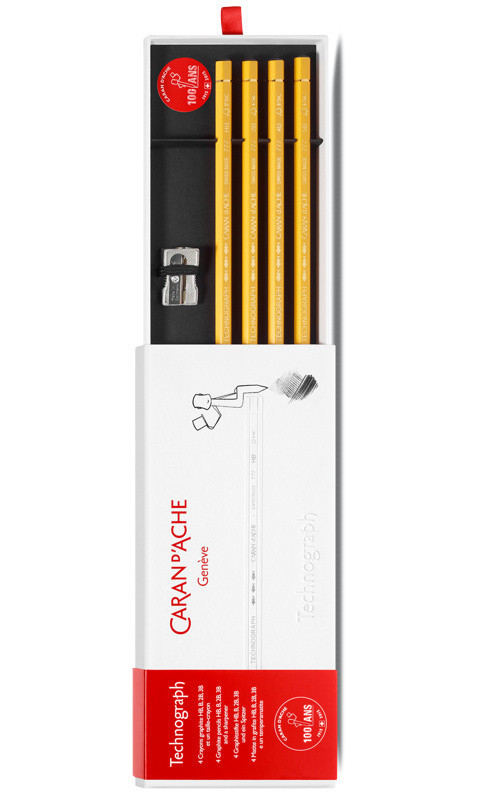 

Набор Карандашей Caran d'Ache Technograph 100 years (4 шт. + точилка) (CA0777.304) (7630002328999)