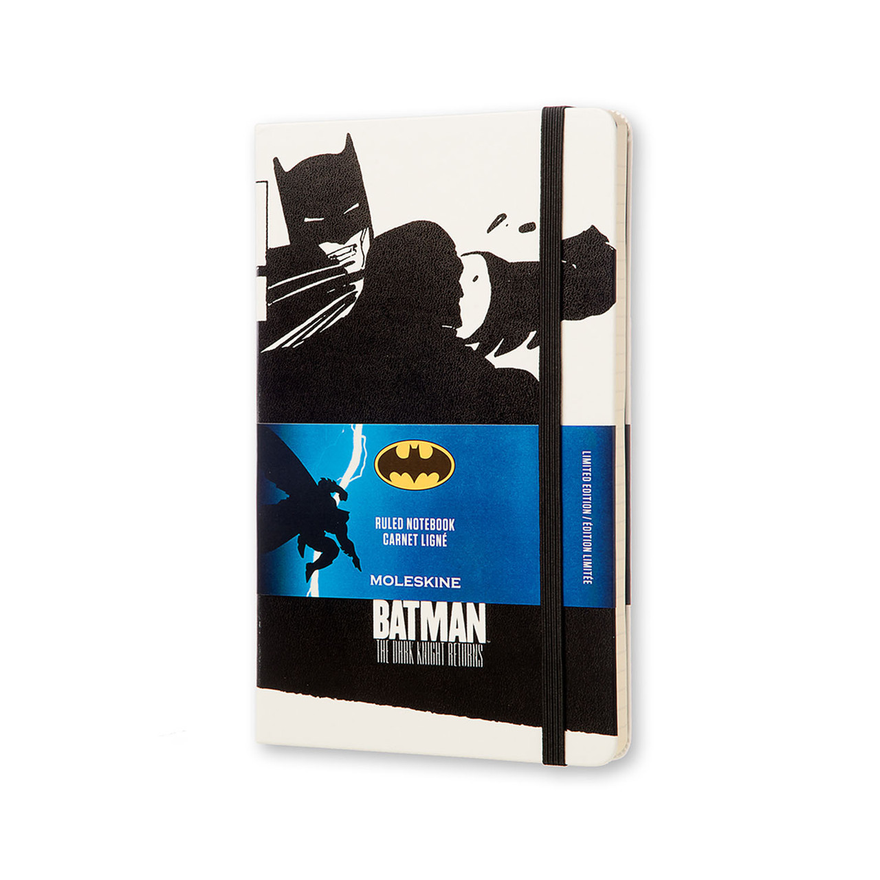 

Блокнот Moleskine Limited Batman (Бэтмен) Средний 240 страниц Белый в Линейку (13х21 см) (8052204400935)