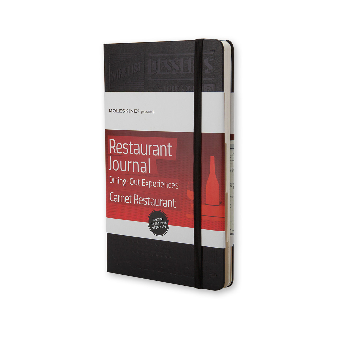 

Блокнот Moleskine Passions Книга Ресторанов Средний (13х21 см) 240 страниц (PHRE3A) (9788866131557)