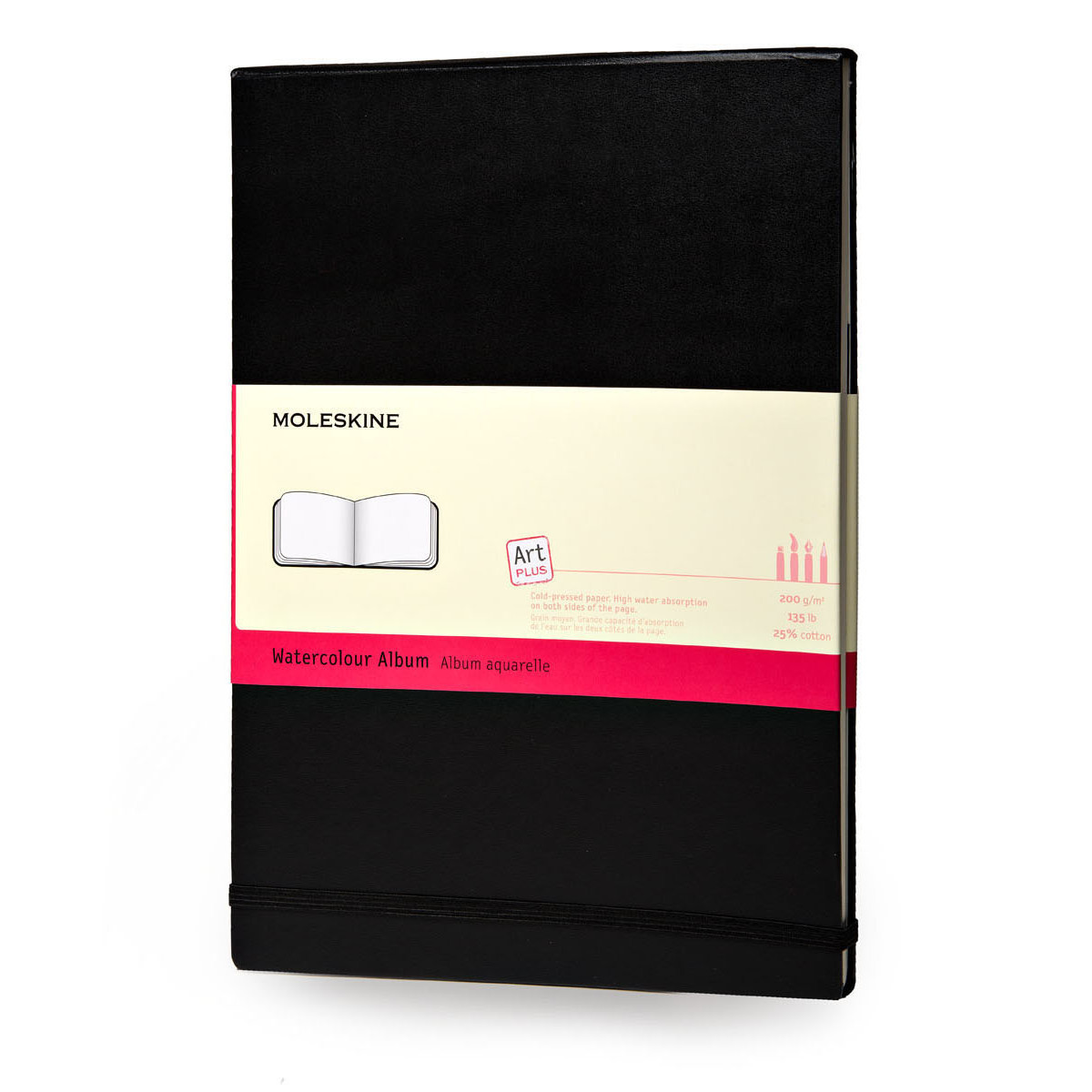 

Альбом Moleskine Art для творчества А4 (21х29,7 см) Акварель Черный (9788862931946)