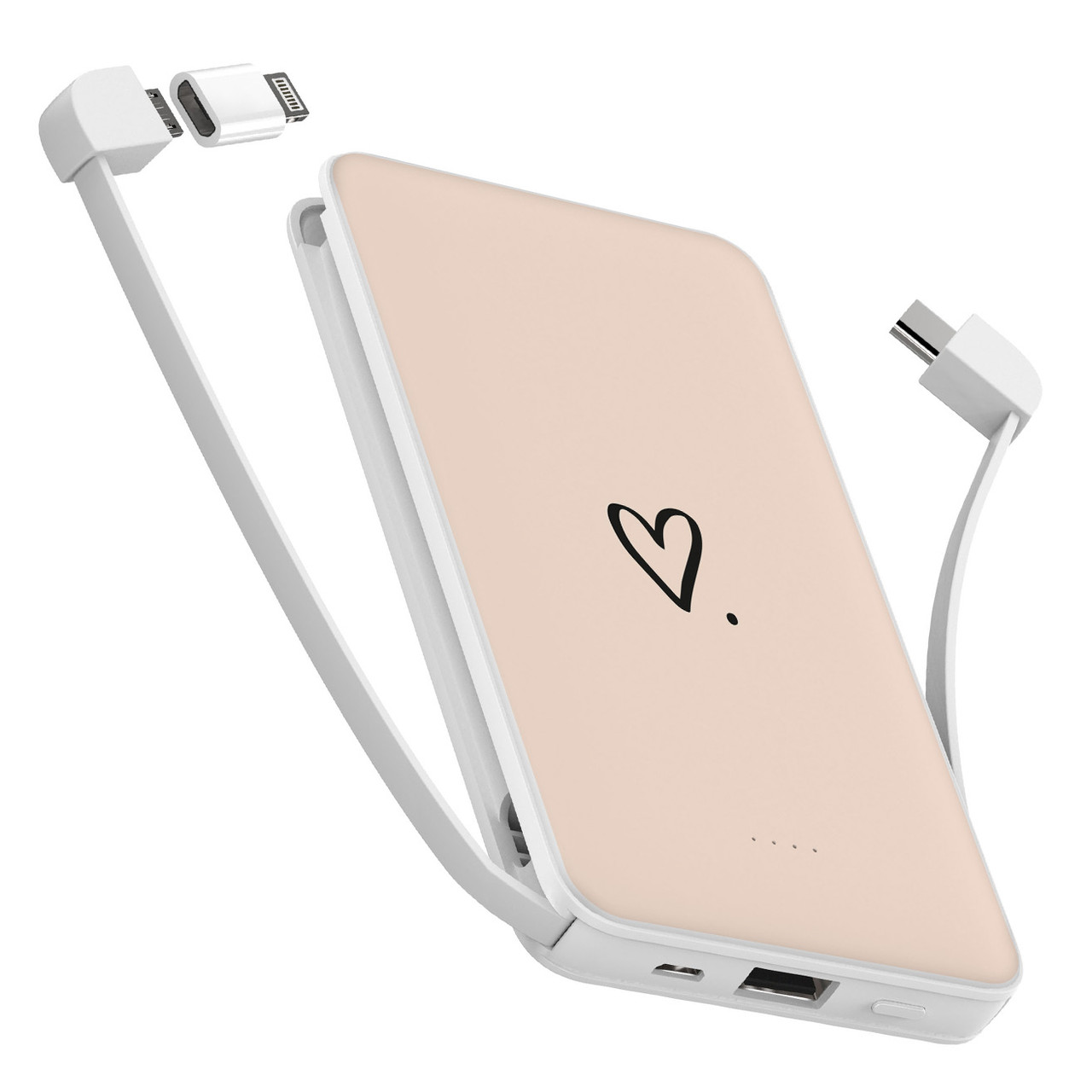

Power Bank ZIZ 10000 mAh Сердечко — Повербанк, УМБ, Портативная батарея (1943)