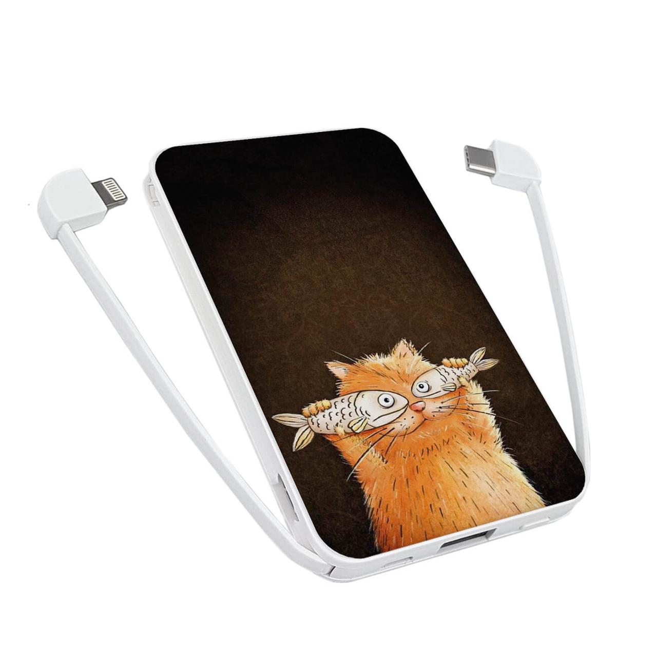 

Power Bank ZIZ 5000 mAh Котофей — Повербанк, УМБ, Портативная батарея (1773)