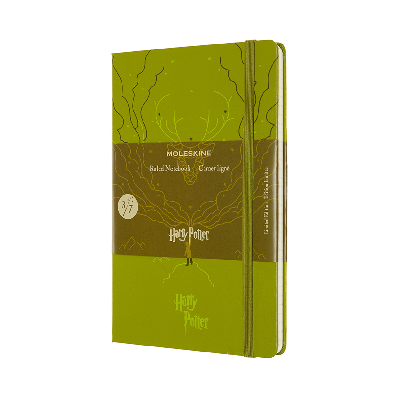 

Блокнот Moleskine Harry Potter Средний (13х21 см) в Линейку Оливковый (8053853603715)