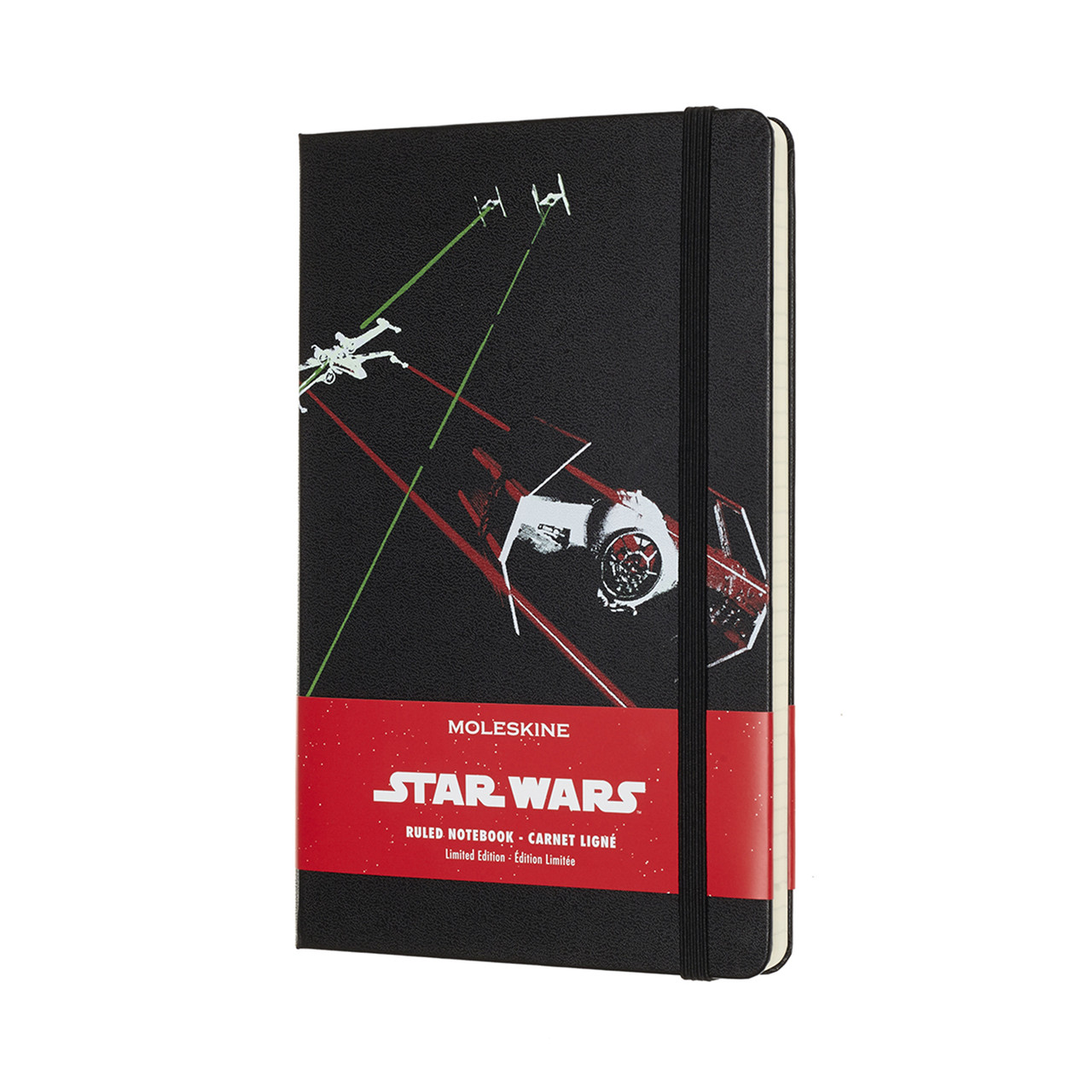 

Блокнот Moleskine Limited Star Wars Средний (13х21 см) 240 страниц в Линейку Корабли (8058341713471)