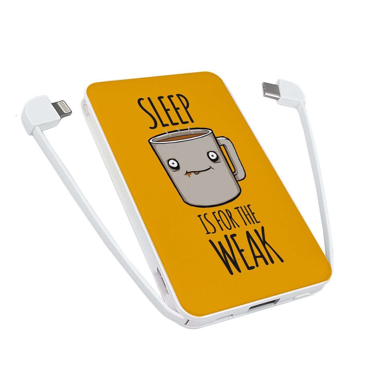 

Power Bank ZIZ 5000 mAh Сон для слабаков — Повербанк, УМБ, Портативная батарея (1960)