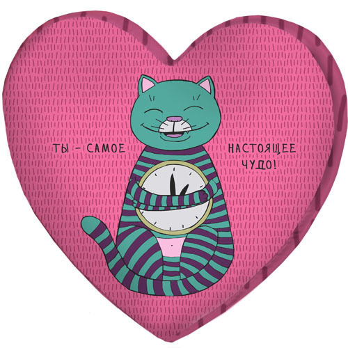 

Подушка сердце 3D Presentville 40х40 см 000084280