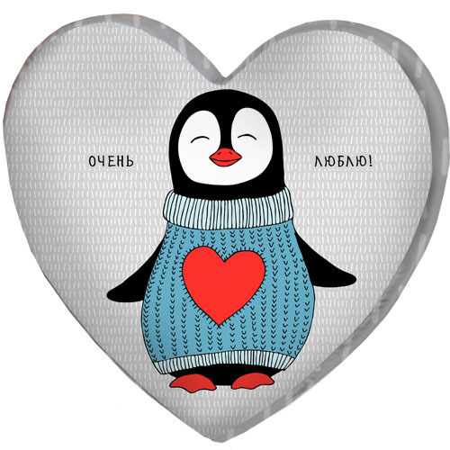 

Подушка сердце 3D Presentville 40х40 см 000084268