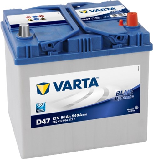 

Автомобільний акумулятор Varta Blue Dynamic 60А Ев (-/+) ASIA D47