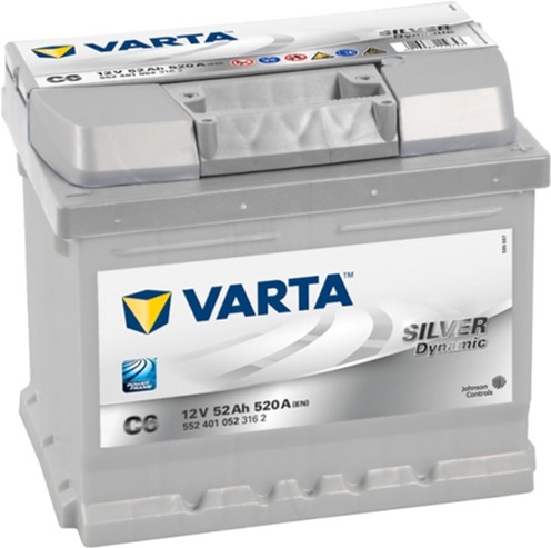 Акция на Автомобильный аккумулятор Varta Silver Dynamic 52АН Ев (-/+) C6 (520EN) (552401052) от Rozetka UA