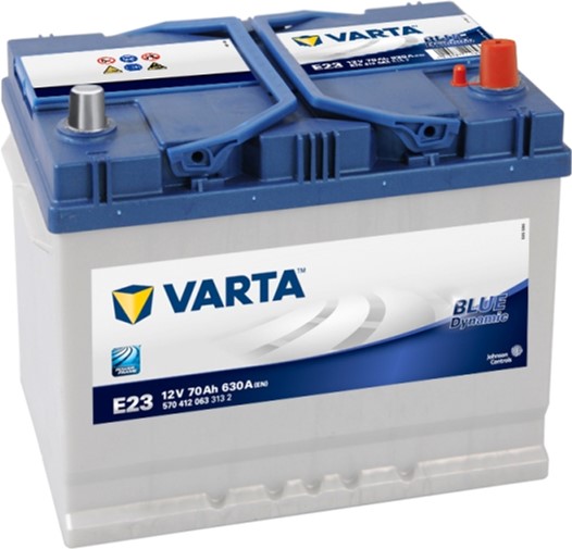 

Автомобільний акумулятор Varta Blue Dynamic 70А Ев (-/+) ASIA E23