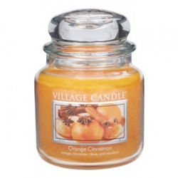 

Свеча Village Candle Свеча Апельсин-Корица 389г (время горения до 105 часов)