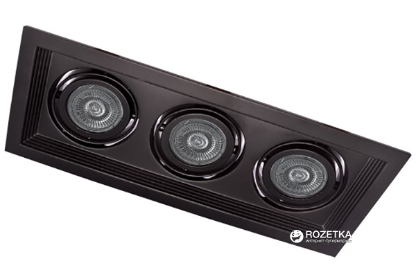 

Светильник точечный Feron DLT203 3xGU5.3 150W Черный (2000324067961)