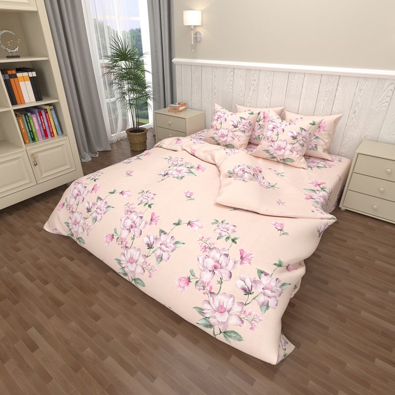 

Комплект постельного белья Уютная Жизнь Бязь Голд Семейный 150x220x2 (K-G-N-7654)
