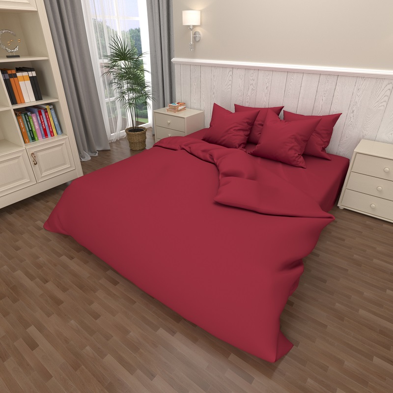 

Комплект постельного белья Уютная Жизнь Сатин страйп Семейный 150x220x2 (K-SN-S-K-19-1840-T)