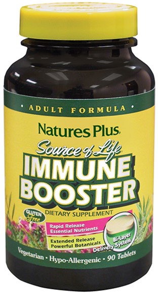 

Натуральная добавка Natures Plus Source of Life Immune Booster 90 таблеток (97467030886)