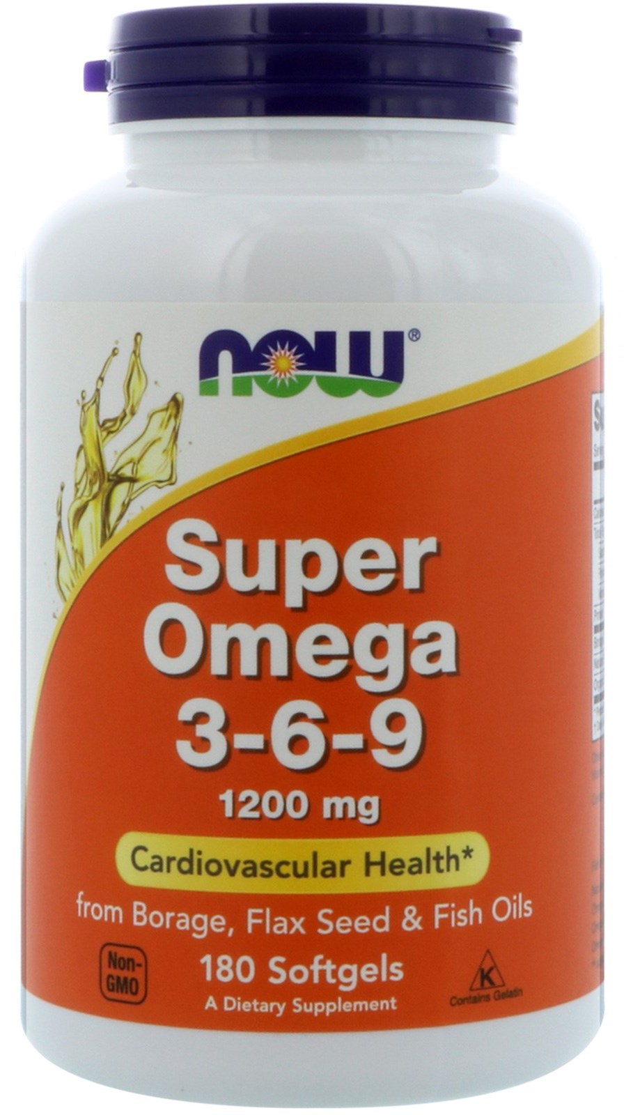 Акция на Жирные кислоты Now Foods Супер Омега 3-6-9 1200 мг 180 желатиновых капсул (733739018410) от Rozetka UA