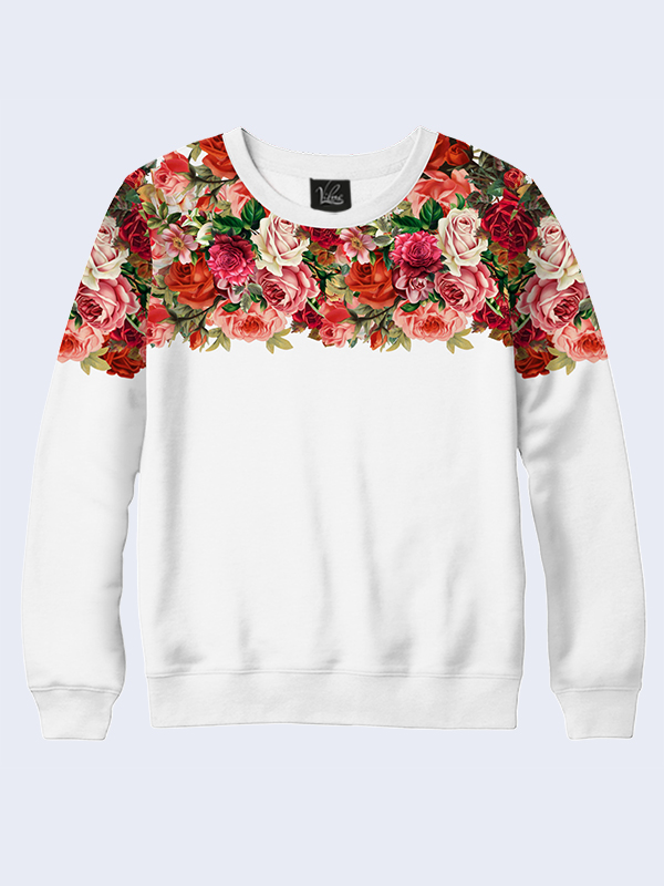 

Женский свитшот Цветы винтаж (9347) Vilno L (48) 000036236