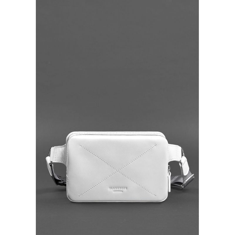 

Стильная женская поясная сумка BlankNote Dropbag Mini BN-BAG-6-light-bw Белая