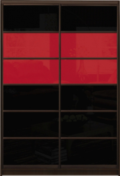 

Шкаф купе Luxe Studio Классик-1 Цветной комбинированный фасад-2 1500x2400x450 двухдверный