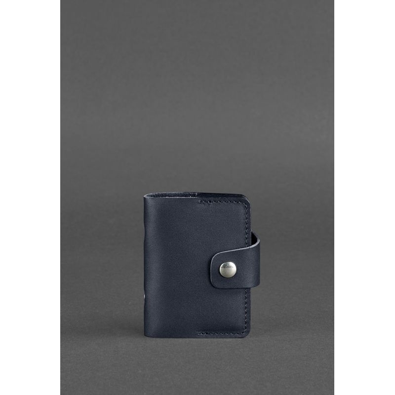

Стильный кожаный кард-кейс 7.1 BlankNote BN-KK-7-1-navy-blue Темно-синий