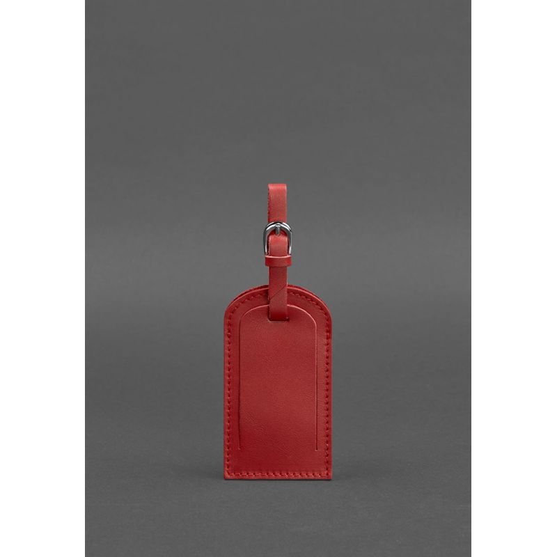 

Бирка из плотной кожи для багажа 2.0 BlankNote BN-TAG-2-red Красная