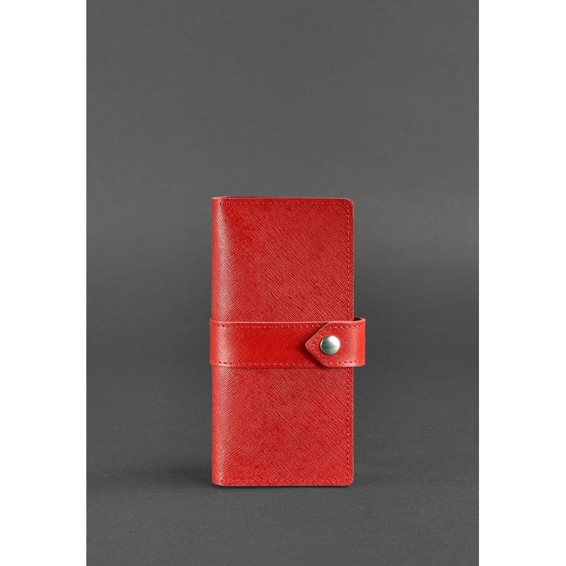 

Очень яркое портмоне 3.1 из кожи портофино BlankNote BN-PM-3-1-red Красный